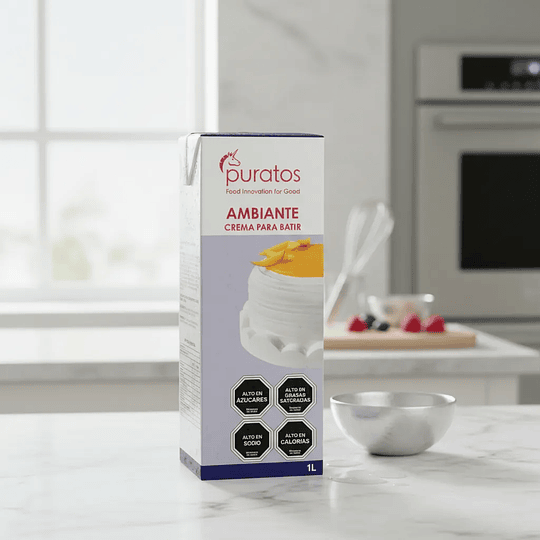 Crema Chantilly Ambiante Mix Vegetal Puratos 1 litro