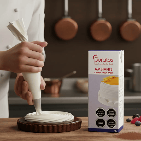 Crema Chantilly Ambiante Mix Vegetal Puratos 1 litro