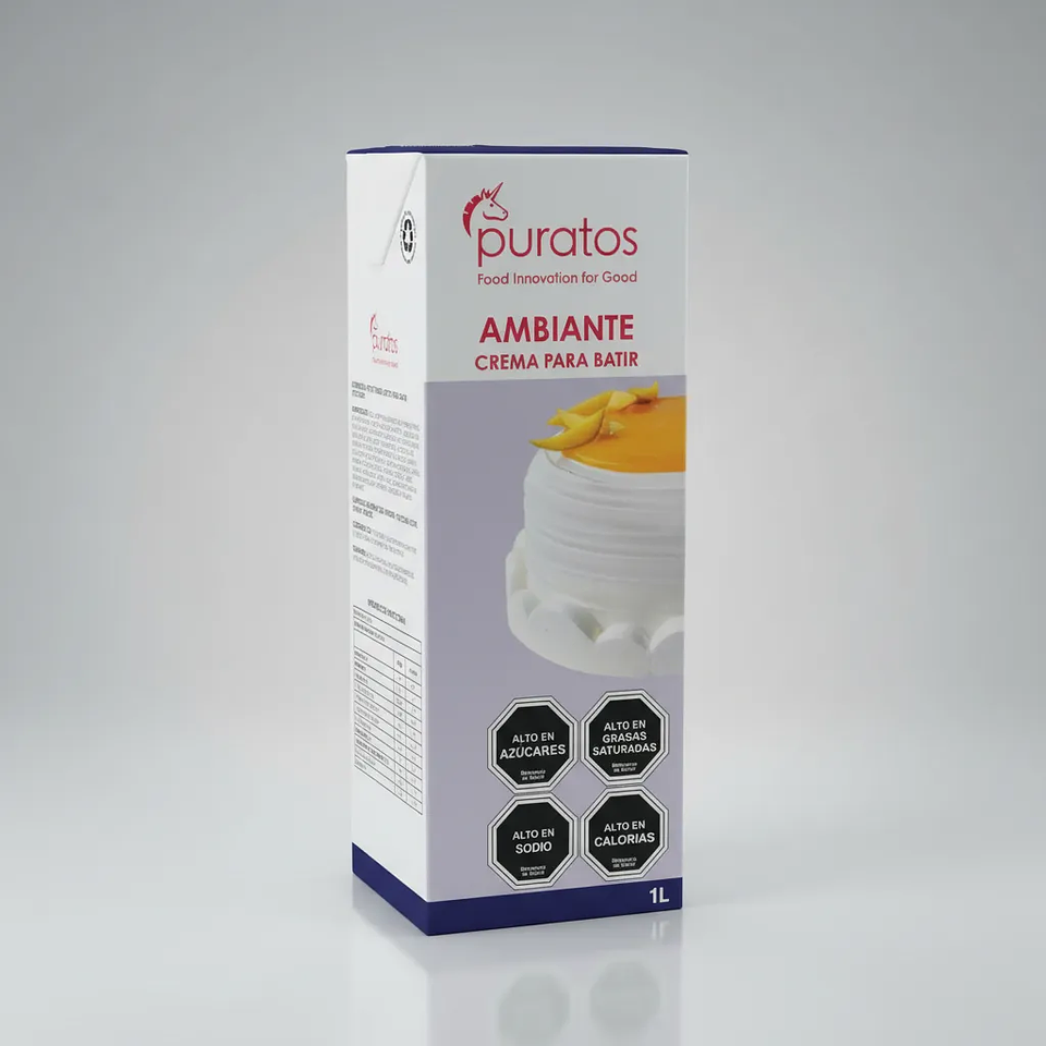 Crema Chantilly Ambiante Mix Vegetal Puratos 1 litro 7