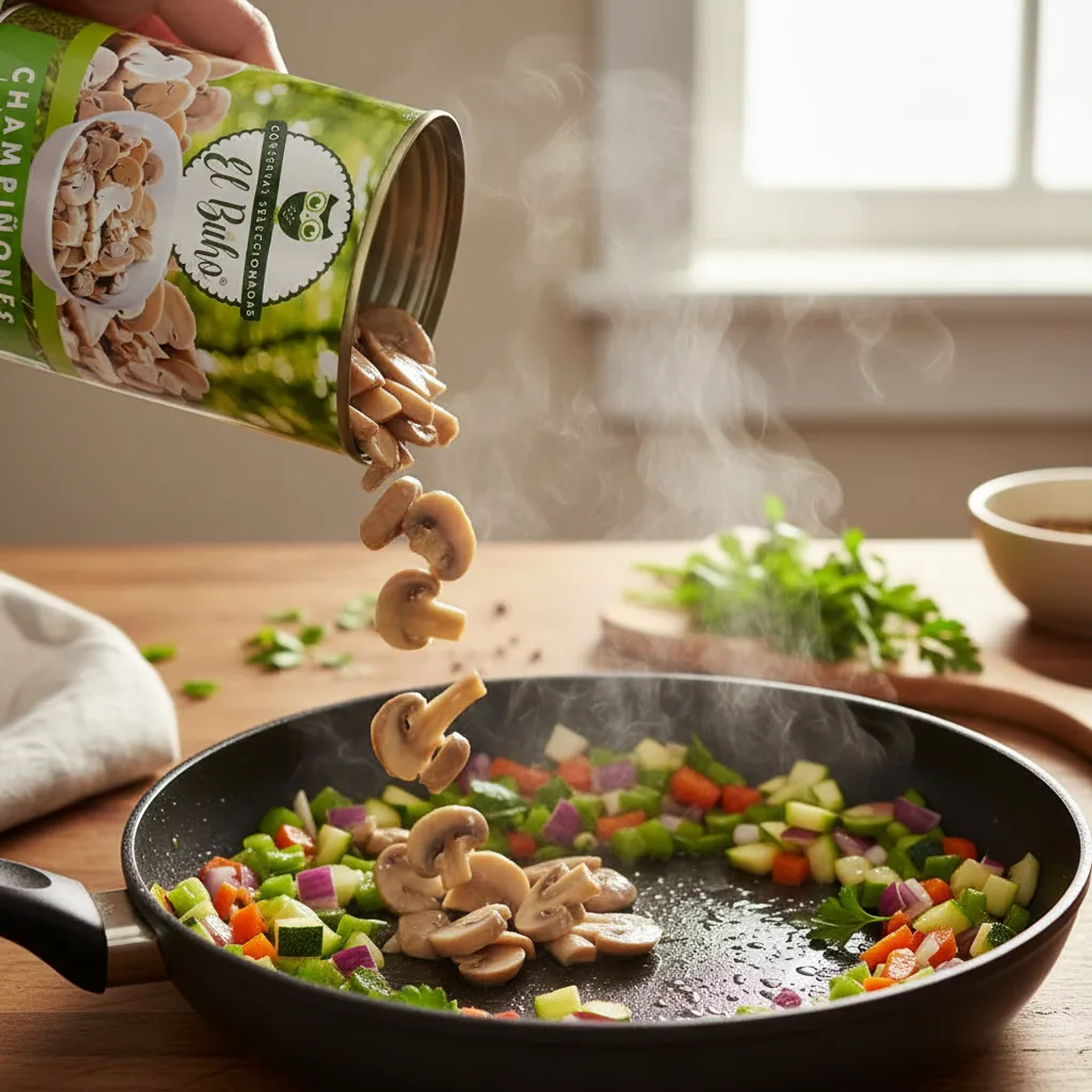 Champiñones Laminados El Buho Tarro 400gr 2