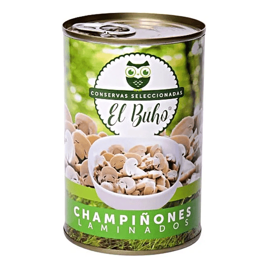 Champiñones Laminados El Buho Tarro 400gr