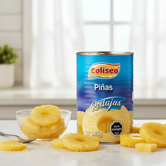 Piña en Rodajas Coliseo 565gr