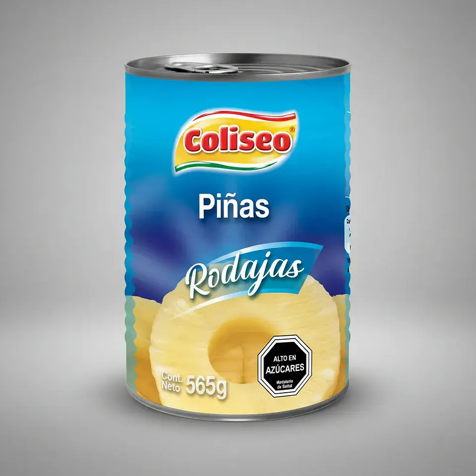 Piña en Rodajas Coliseo 565gr 4