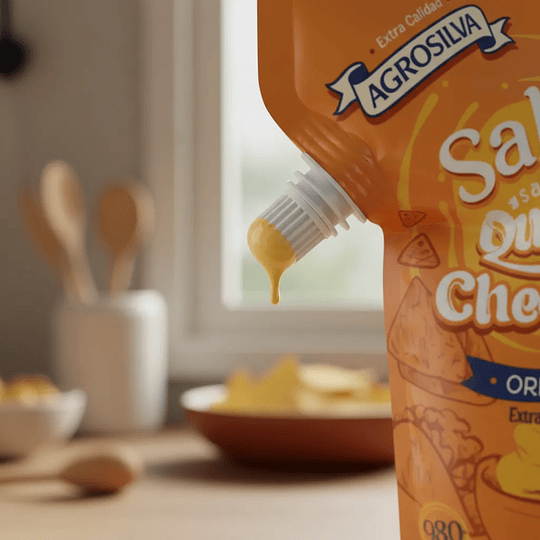 Salsa Queso Cheddar (930gr) Agrosilva