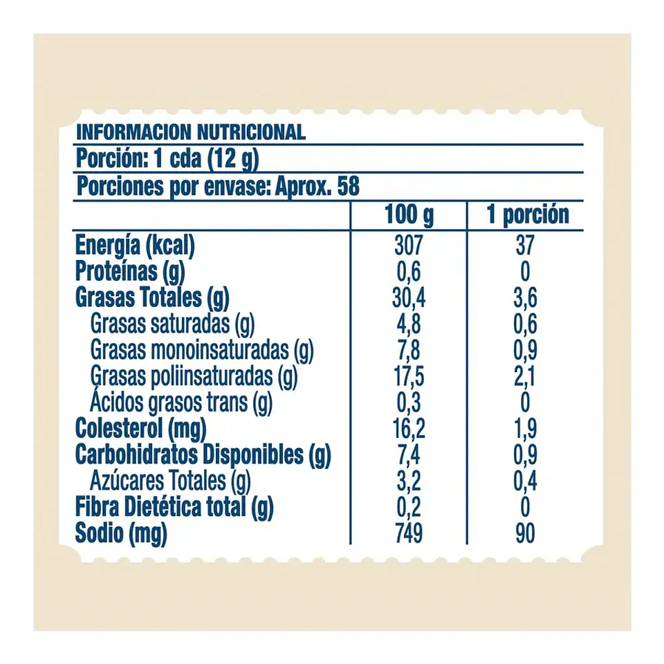 Mayonesa Hellmanns Bolsa 700gr  3