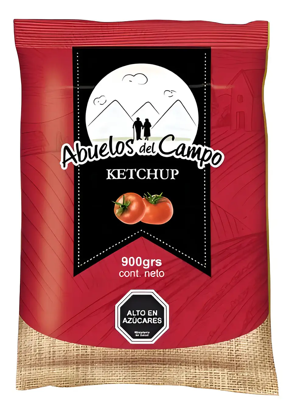 Ketchup Abuelos Del Campo Bolsa 900gr 1