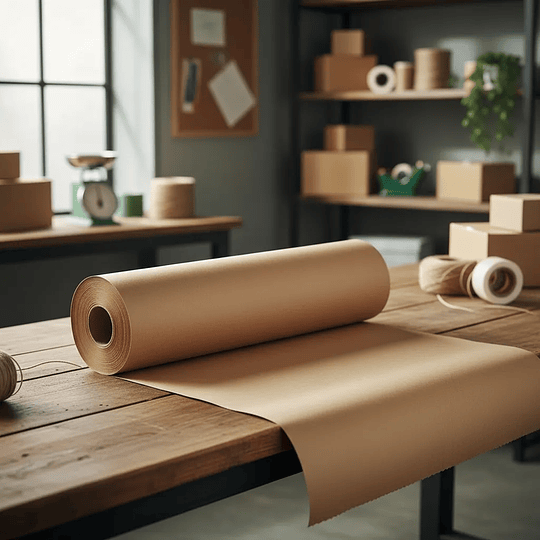 Rollo de Papel Kraft 20cm X 230 Metros x 35gr