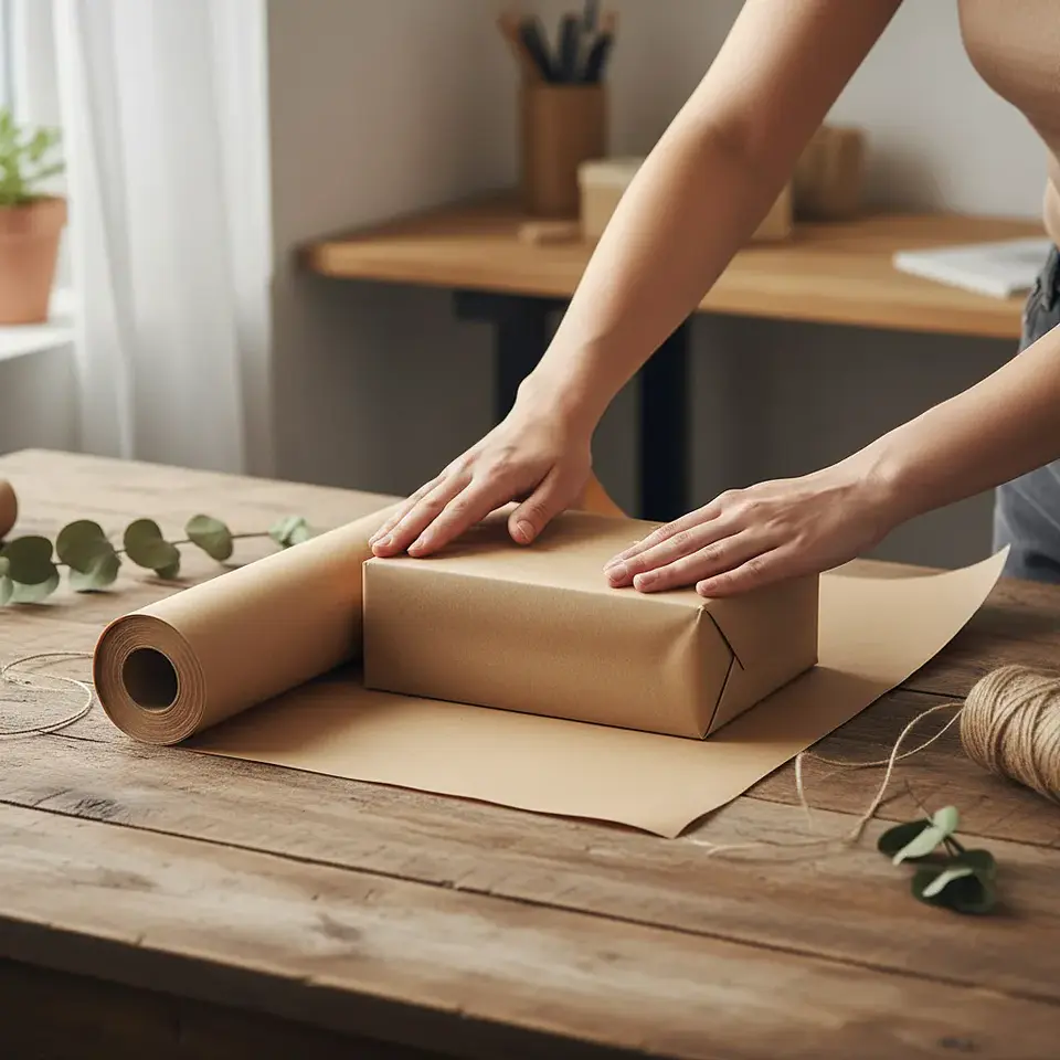 Rollo de Papel Kraft 20cm X 230 Metros x 35gr 4