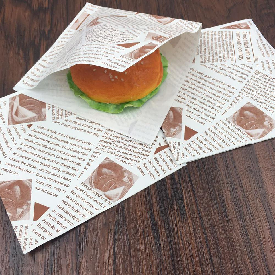 Sobre Antigrasa Letras Rojas 15x15cm (100 Unidades) 4