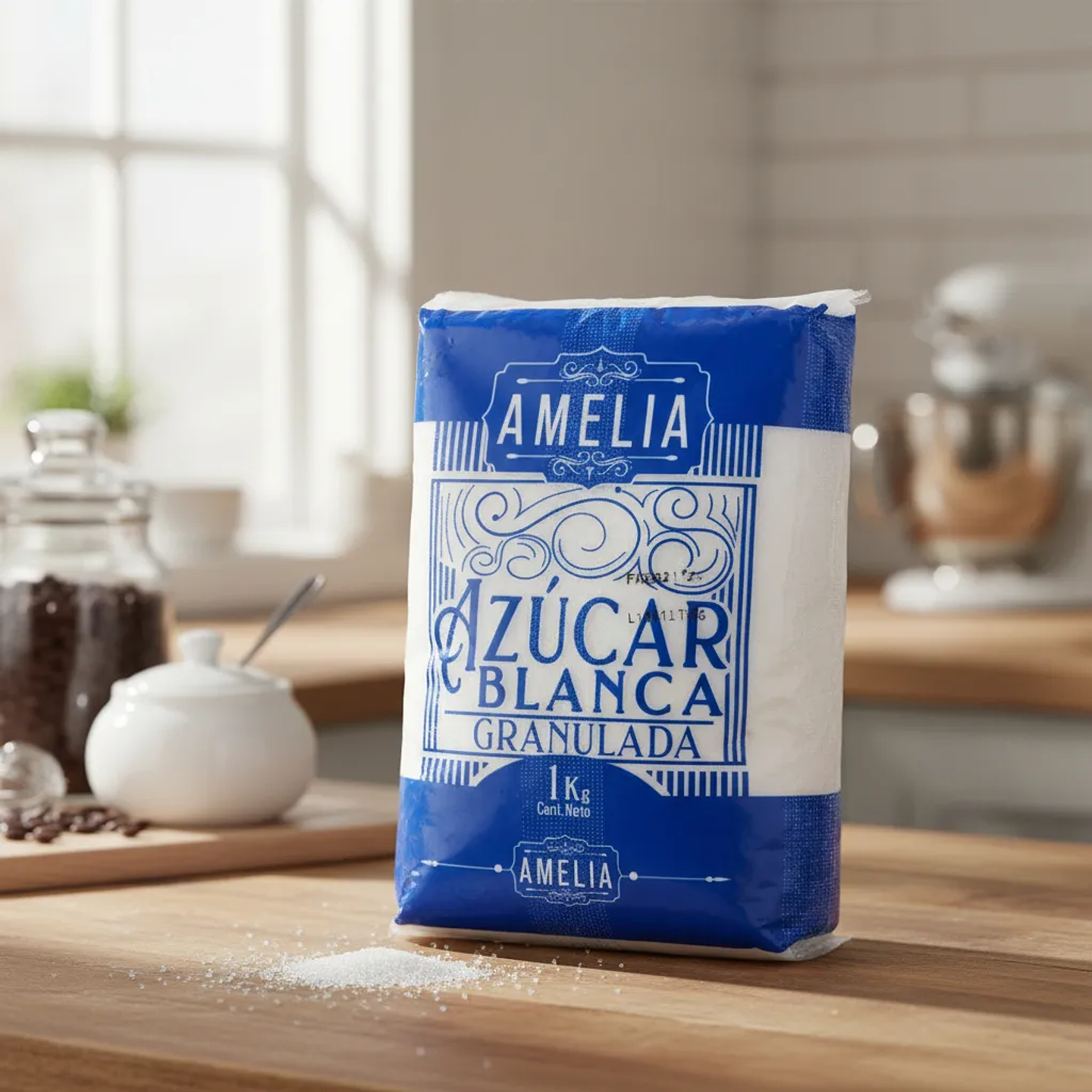 Azucar Blanca Amelia Bolsa 1kg 5