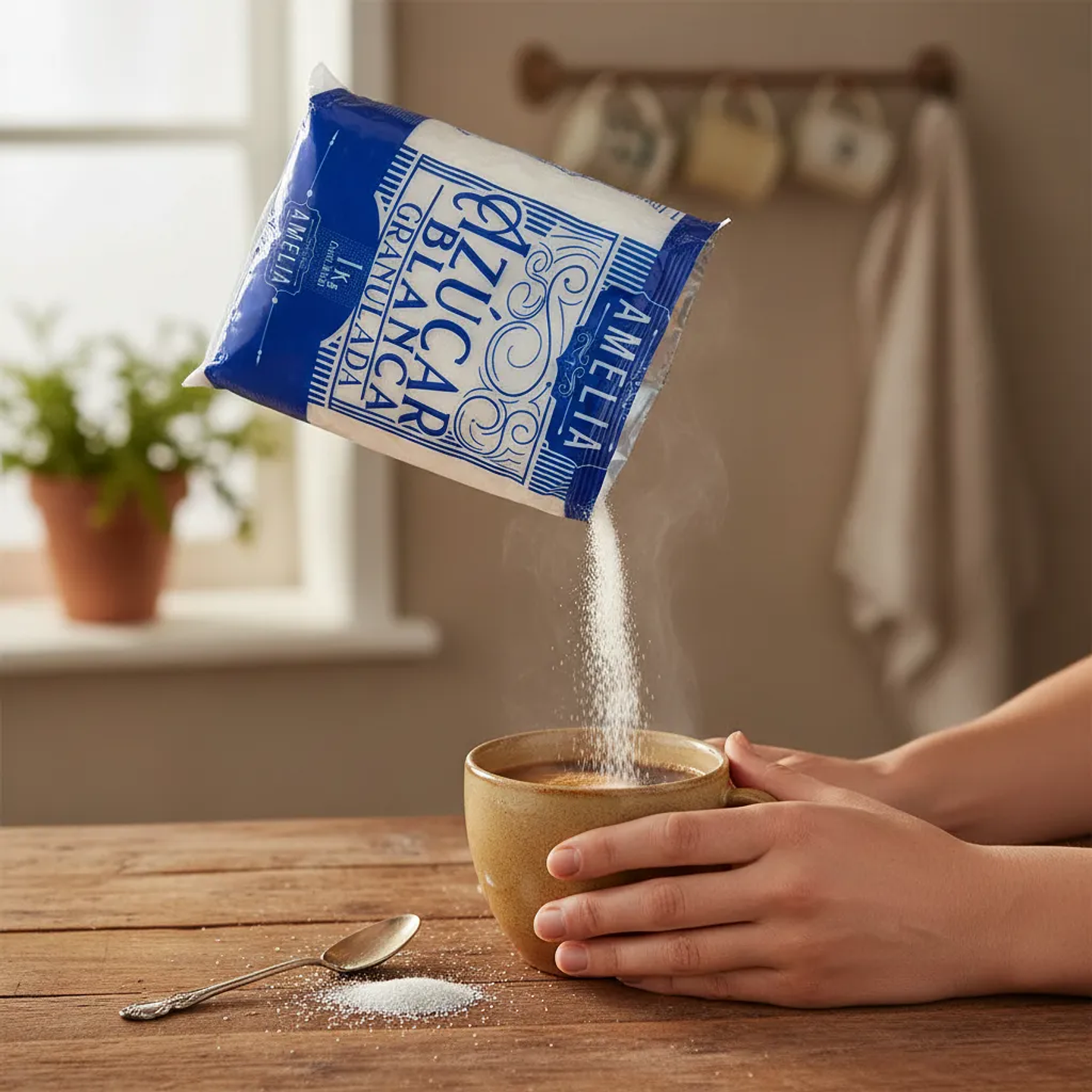 Azucar Blanca Amelia Bolsa 1kg 8