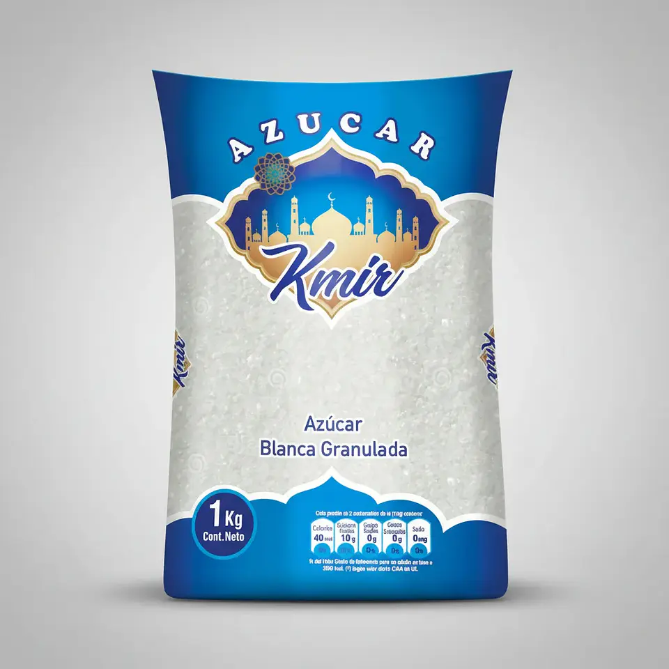 Azúcar Blanca Granulada Kmir Bolsa 1kg 5