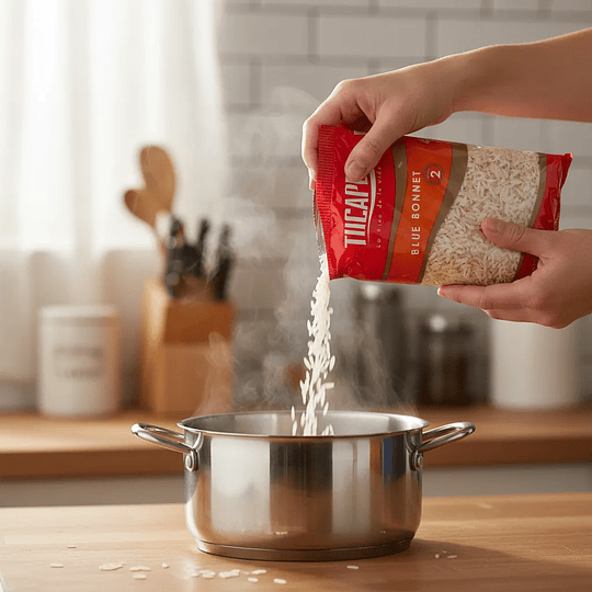 Arroz Tucapel Blue Bonnet Grado 2 Bolsa 900g