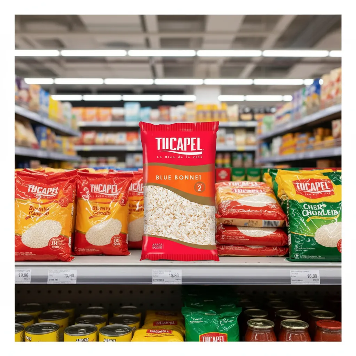 Arroz Tucapel Blue Bonnet Grado 2 Bolsa 900g 4