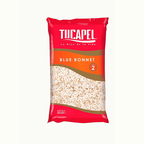 Arroz Tucapel Blue Bonnet Grado 2 Bolsa 900g