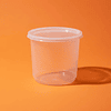 Pote / Contenedor 24oz - 750ml con Tapa (50 unidades)
