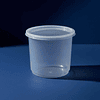 Pote / Contenedor 24oz - 750ml con Tapa (50 unidades)