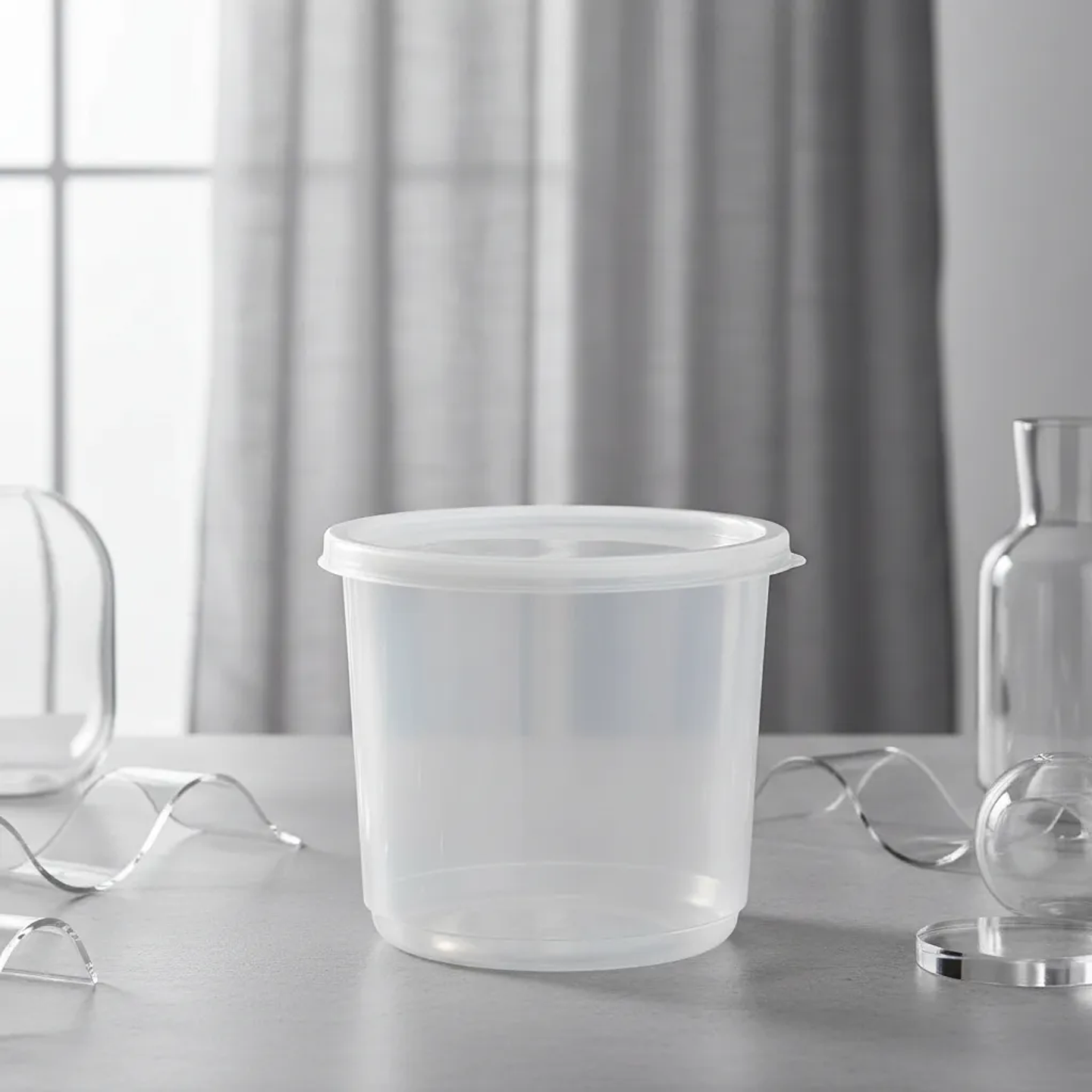 Pote / Contenedor 24oz - 750ml con Tapa (50 unidades) 6