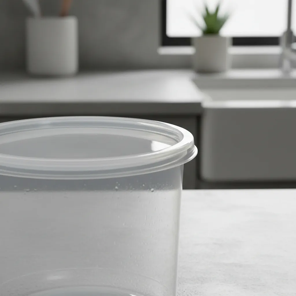 Pote / Contenedor 24oz - 750ml con Tapa (50 unidades) 8