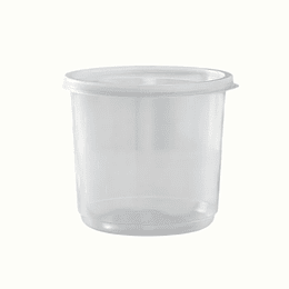 Pote / Contenedor 24oz - 750ml con Tapa (50 unidades)