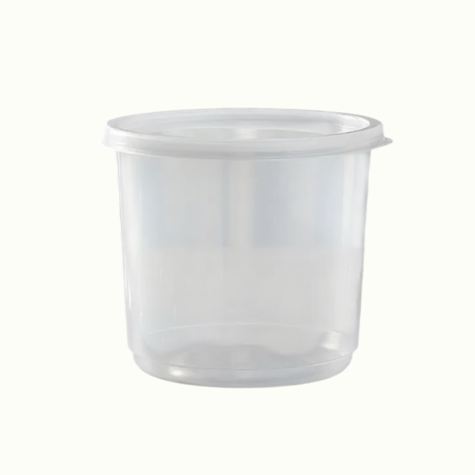 Pote / Contenedor 24oz - 750ml con Tapa (50 unidades) 1