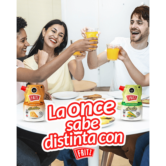 Salsa Queso Cheddar Fritz Bolsa 2.8kg
