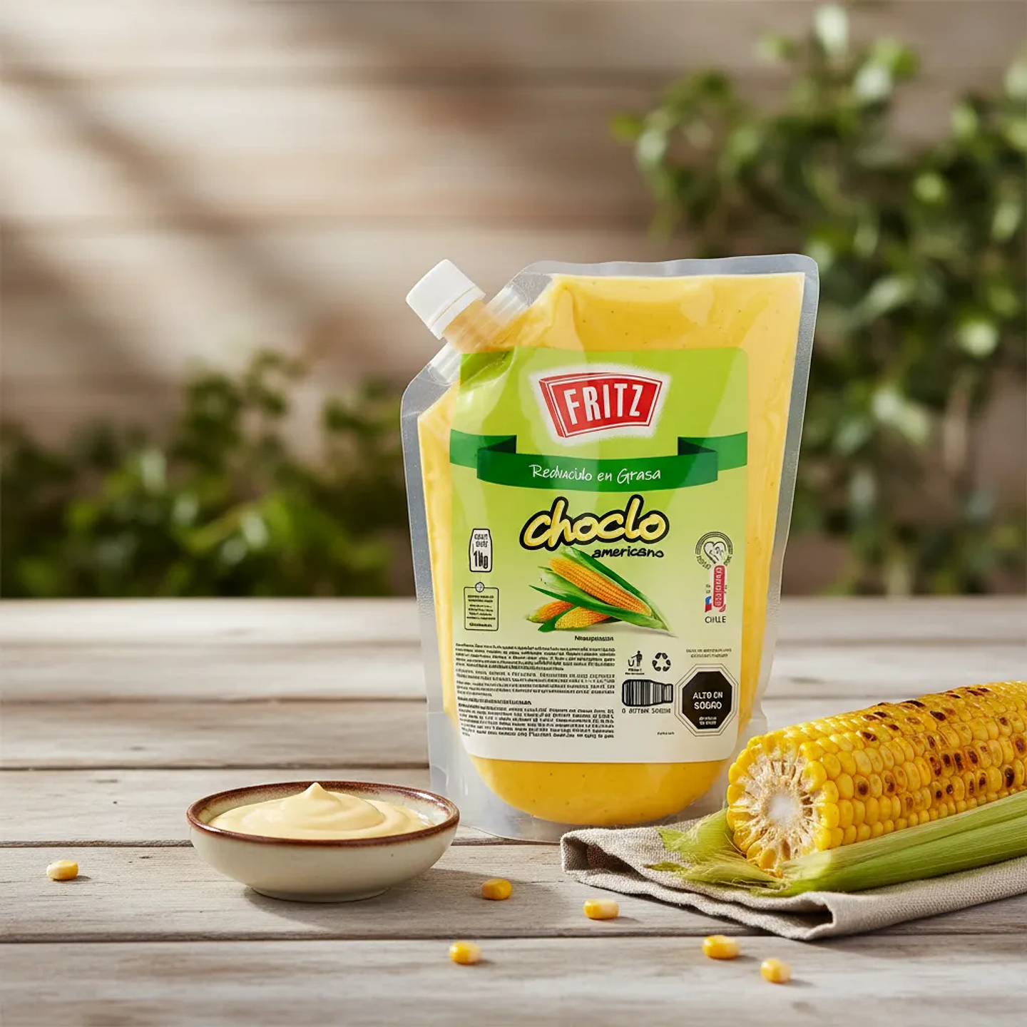 Salsa De Maiz Choclo Americano Fritz Bolsa 2.8kg 7