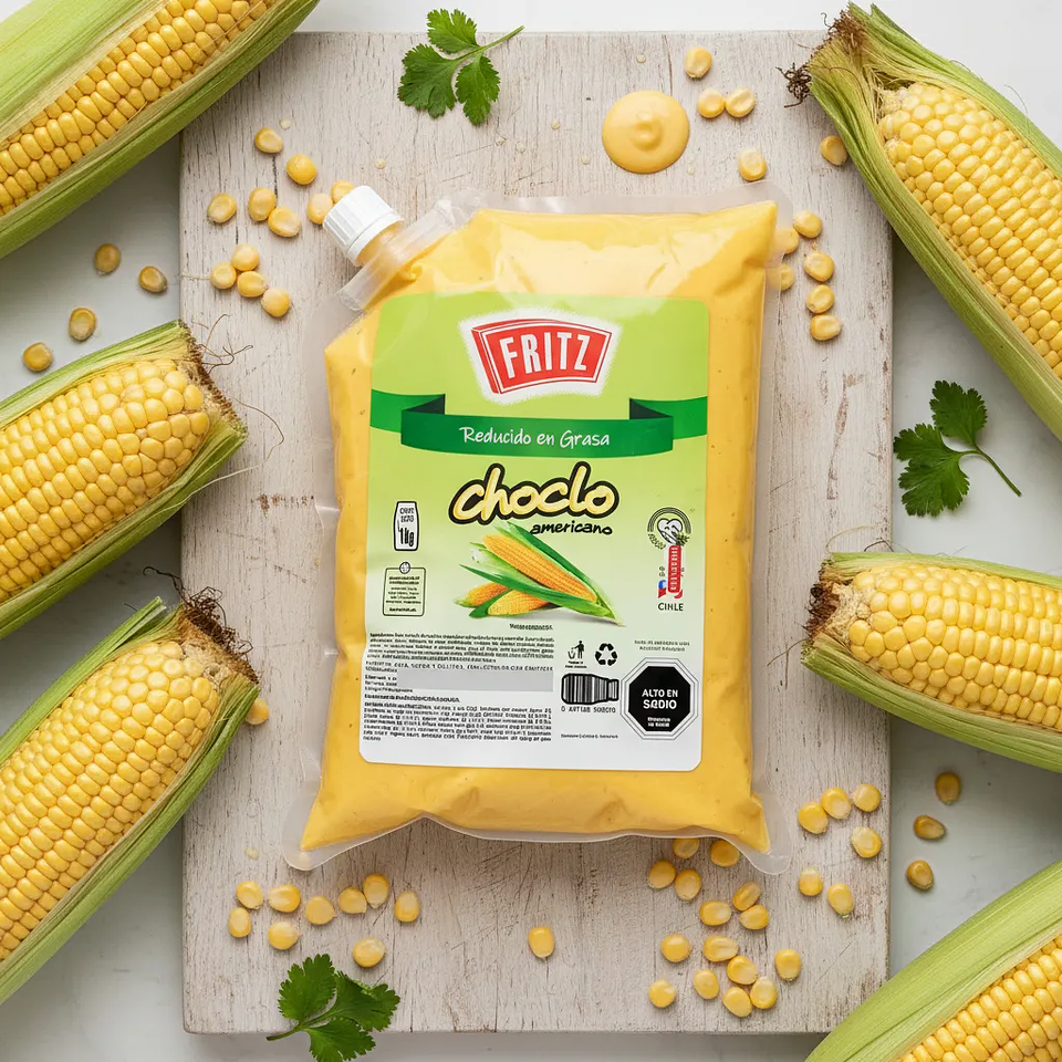 Salsa De Maiz Choclo Americano Fritz Bolsa 2.8kg 8
