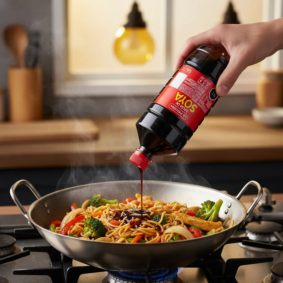 Salsa De Soya La Primera Botella 1 Litro 4