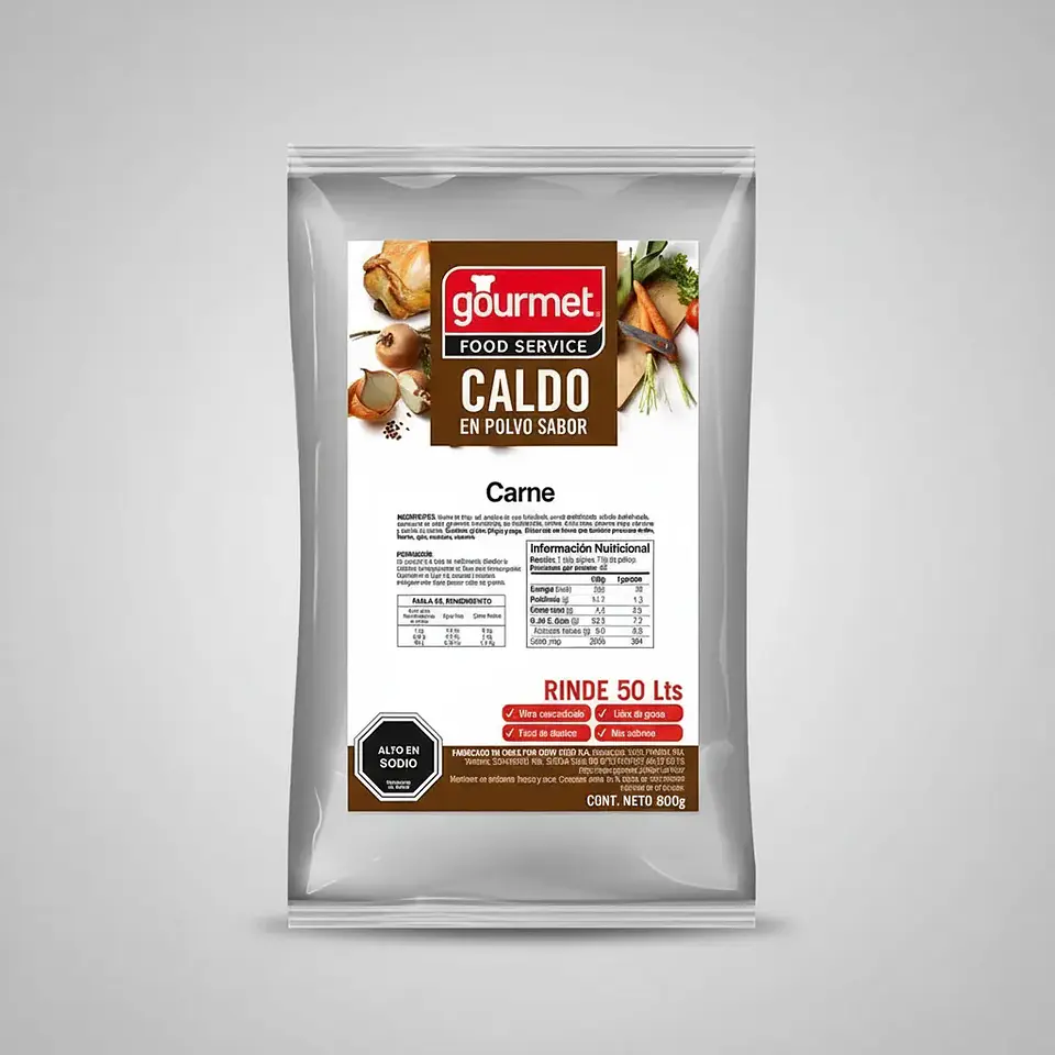 Caldo de Carne en Polvo Gourmet 800gr 2