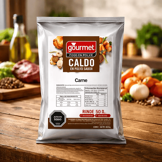 Caldo de Carne en Polvo Gourmet 800gr