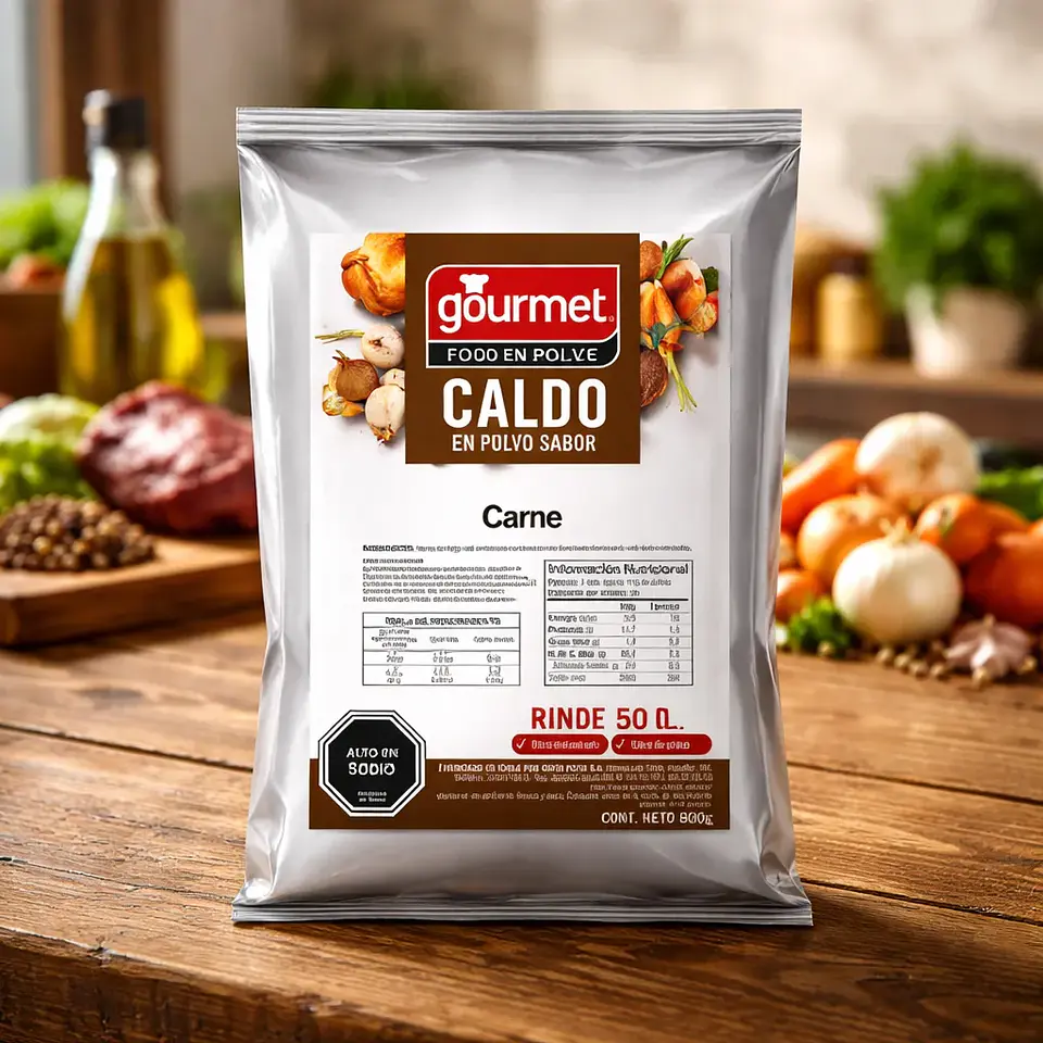 Caldo de Carne en Polvo Gourmet 800gr 4