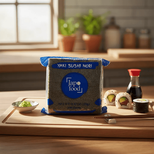 Alga Nori Blue Japo Food Paquete 100 Hojas