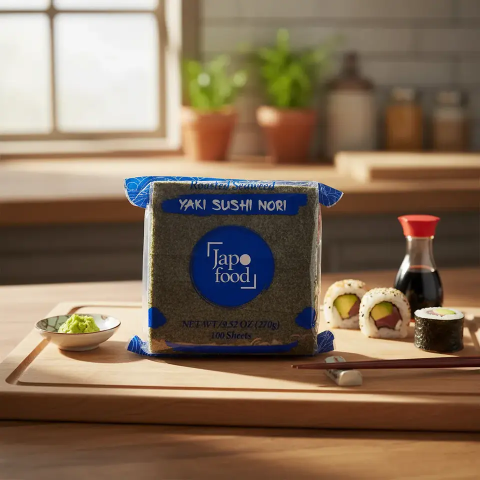 Alga Nori Blue Japo Food Paquete 100 Hojas 2