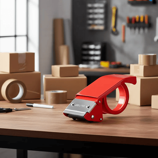 Dispensador Y Cortador De Cinta Para Embalaje Metalico