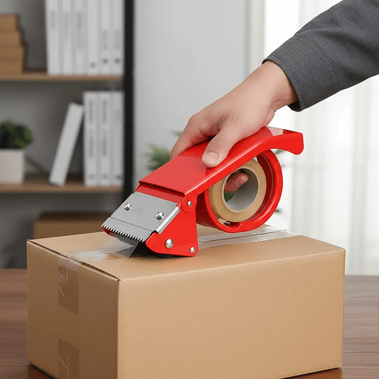 Dispensador Y Cortador De Cinta Para Embalaje Metalico