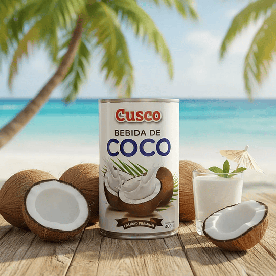 Bebida De Coco O Leche De Coco Cusco 400ml