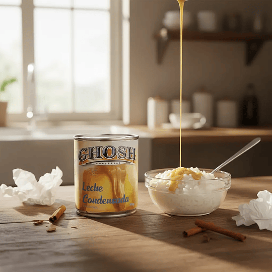 Leche Condensada Sucedanea Ghosh Lata 395g
