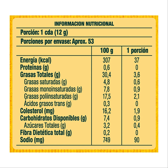 Mayonesa Hellmanns Bolsa 630gr