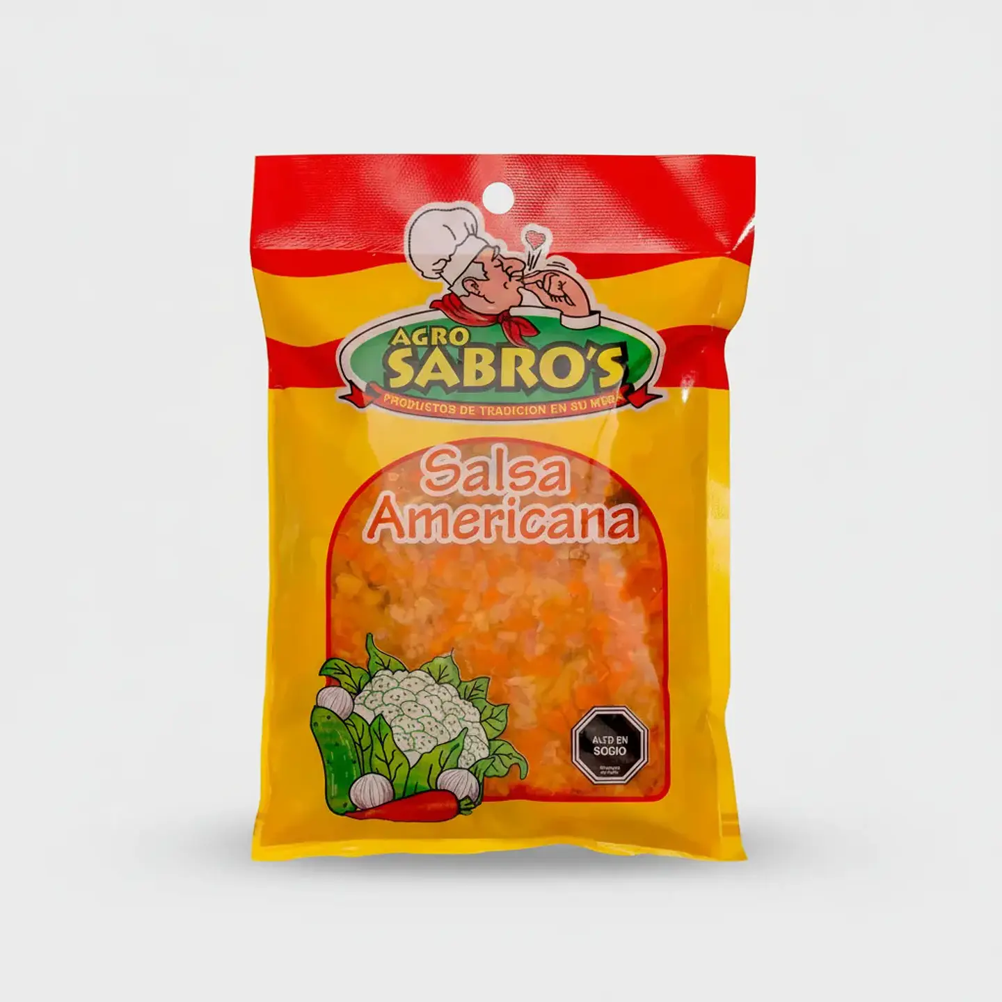 Salsa Americana Agro Sabros Bolsa 1kg 5
