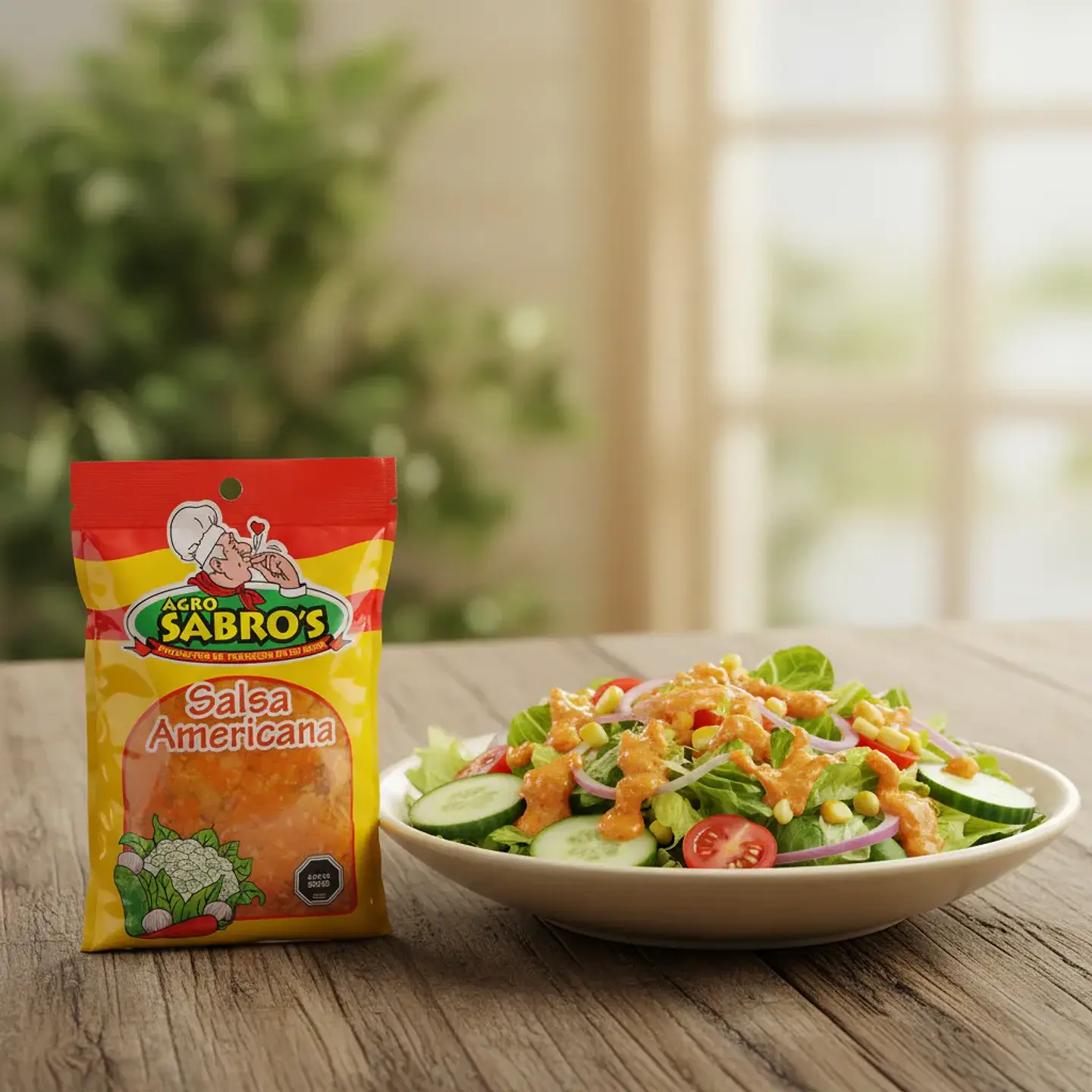 Salsa Americana Agro Sabros Bolsa 1kg 2