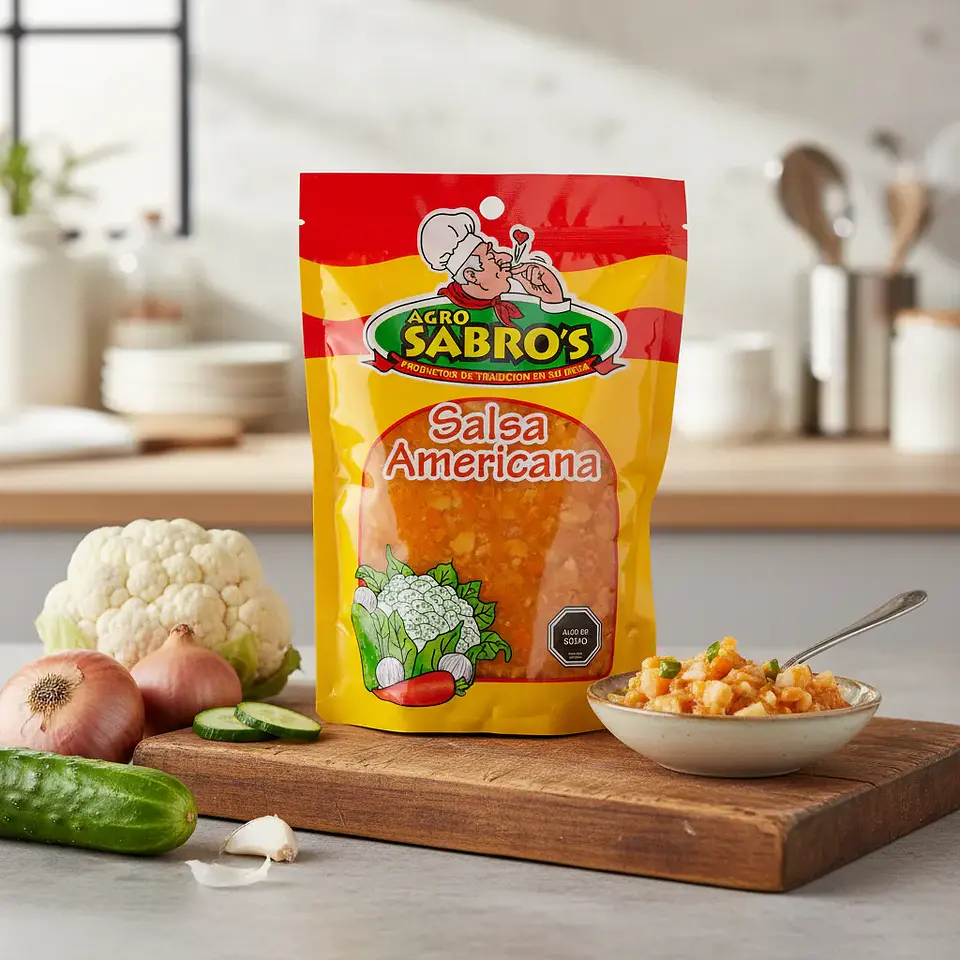 Salsa Americana Agro Sabros Bolsa 1kg 3