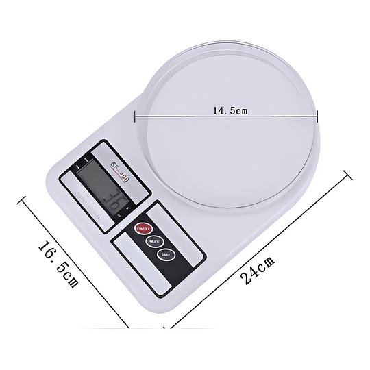 Balanza Gramera Pesa Digital Para Cocina Y Comercio 1g A 10kg