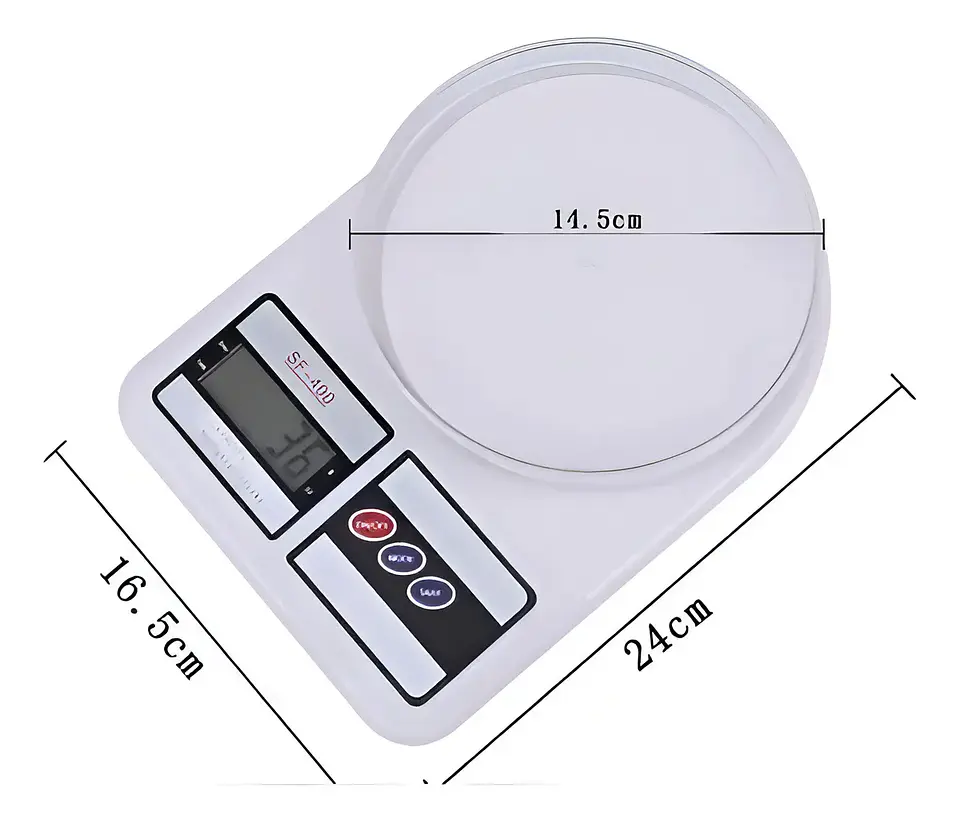 Balanza Gramera Pesa Digital Para Cocina Y Comercio 1g A 10kg 4