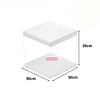Caja Transparente Cuadrada Para Torta 30x30x30cm