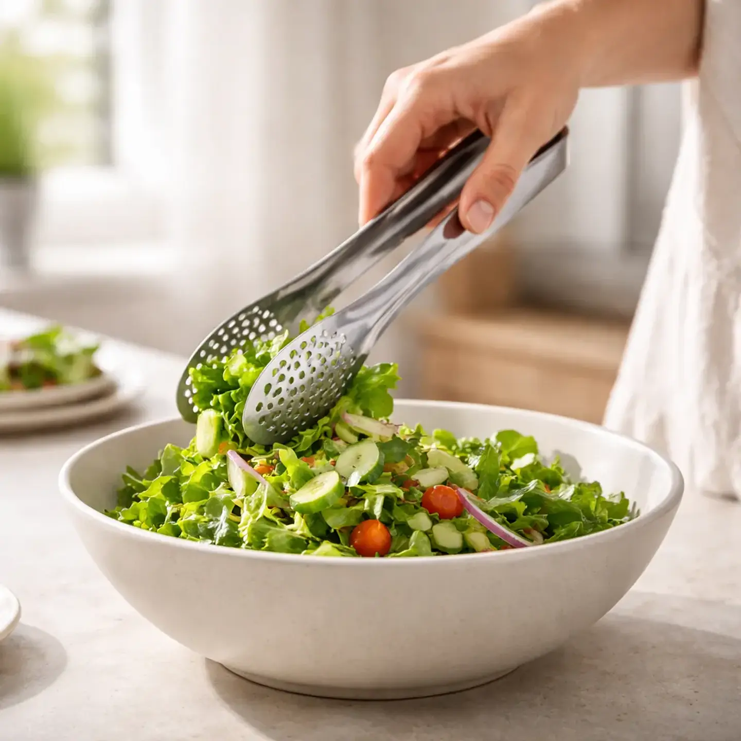 Pinza Tenaza Acerro Inoxidable Para Buffet y Comidas 5