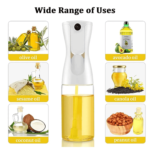 Rociador Especial Para Aceite Y Vinagre Botella Vidrio 250ml