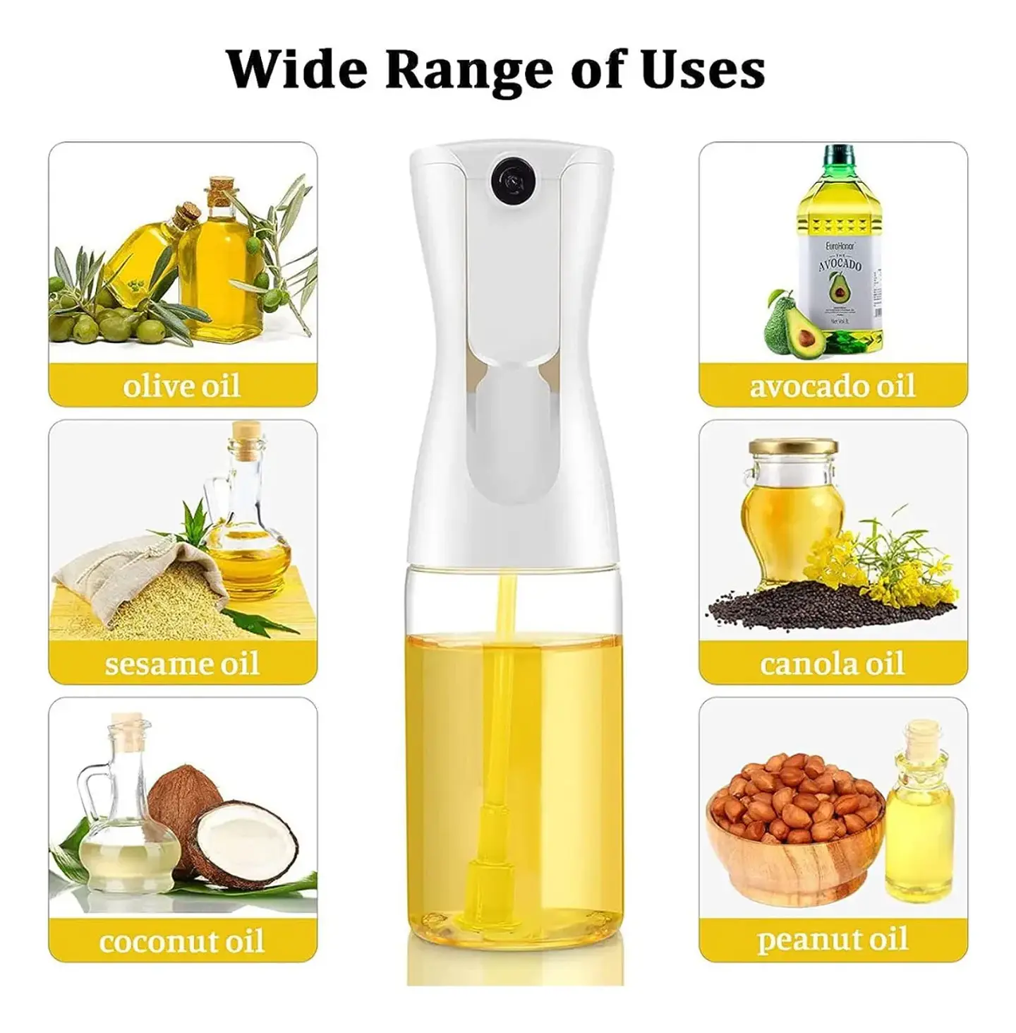 Rociador Especial Para Aceite Y Vinagre Botella Vidrio 250ml 6