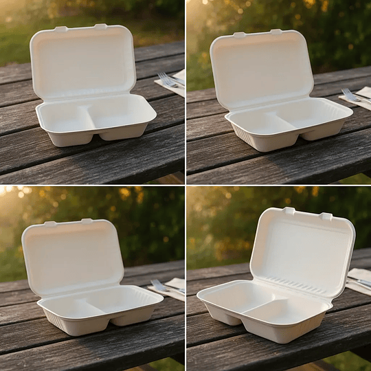 Colacion Biodegradable Compostable con División 50 Unidades