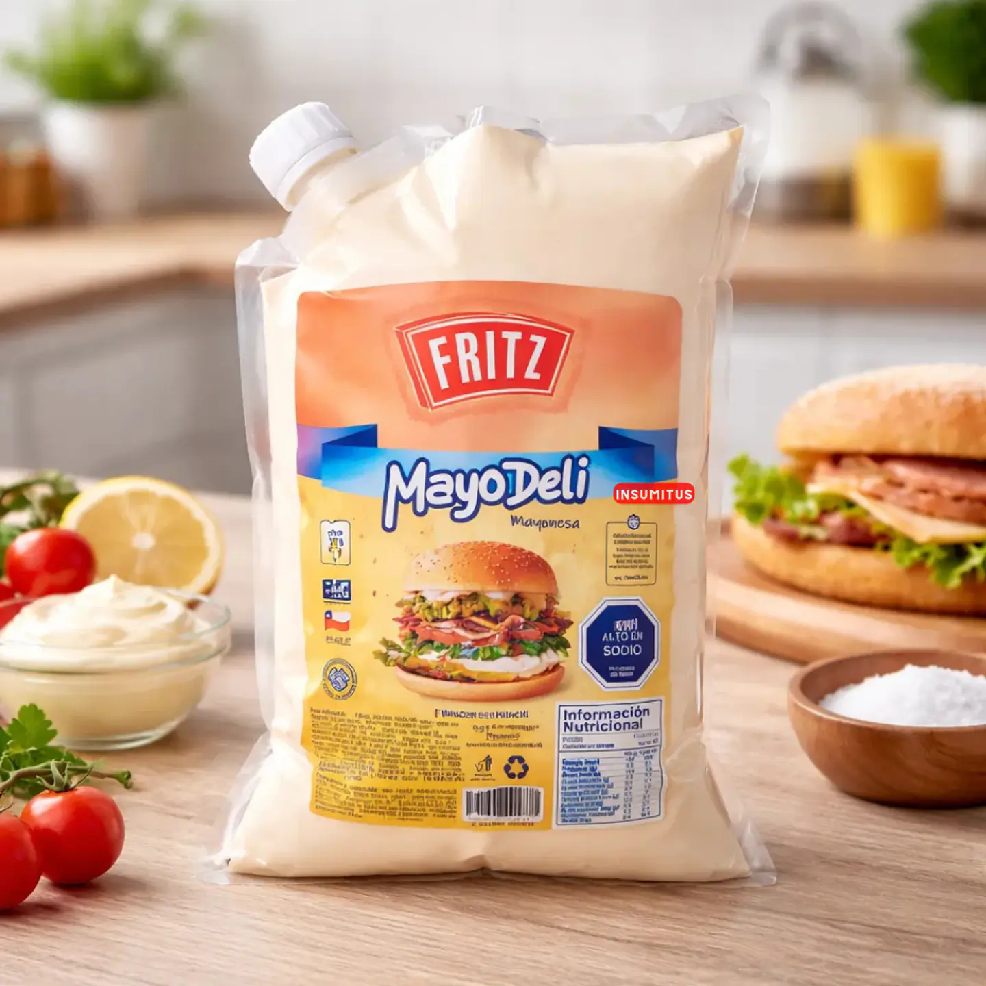Mayonesa Fritz Mayodeli Bolsa Doypack Bolsa 1kg 2